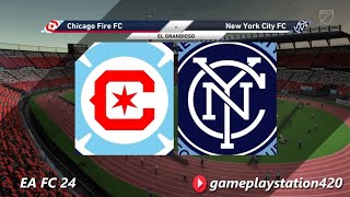 EA FC 24 | CHICAGO FIRE FC ⚽⚽ VS NEW YORK CITY FC | Liga MLS 🇺🇲