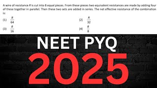 NEET 2025 PYQ Physics | Current Electricity | Series &amp; Parallel Resistors Question in 3 Minutes ⚡