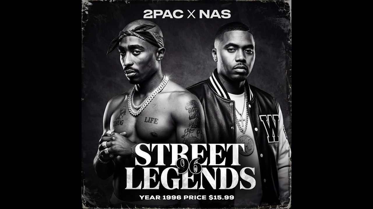2Pac & Nas 🔥 Street Poetry Meets Pain | Real 90s Hip-Hop Vibes