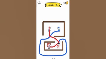 Draw to Pee by dinosaur Rex - level 31 - Gameplay Walkthrough Video #short #shorts #game #games