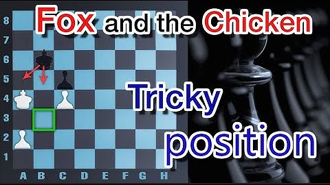 Pawn Endgames - Lesson 4 - Part 2 - Fox and the Chicken - Tricky position