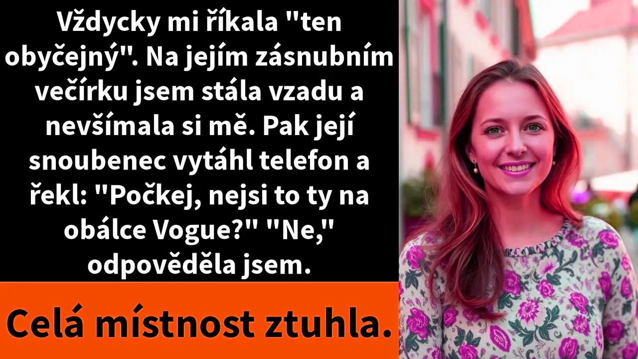 Na zásnubní večeři mé sestry jsem seděla tiše na konci stolu, přesně jak jsem to dělala celý život. Pak se její snoubenec postavil k přípitku a řekl: „Myslím, že jsi to ty,“ když na svém telefonu...