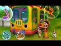 এক দুই তিন চার Learn Numbers with Vehicles | Bengali Rhymes for Children | Infobells