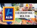 $140 Aldi 🍎 Grocery Haul + Meal Plan // March 1, 2019