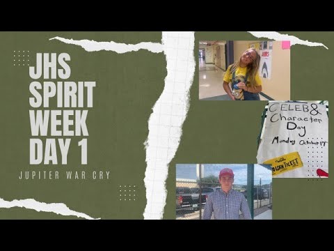 JHS SPIRIT WEEK DAY 1: CELEBRITY/CHARACTER DAY - YouTube