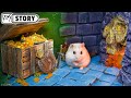 Hamster escapes from prison in the underground maze  homura ham