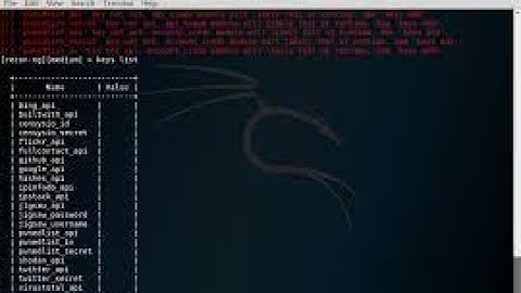 How to add API-keys to recon-ng! Ten minute tutorials
