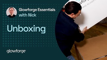 Glowforge Unboxing | How To Get Started with Nick