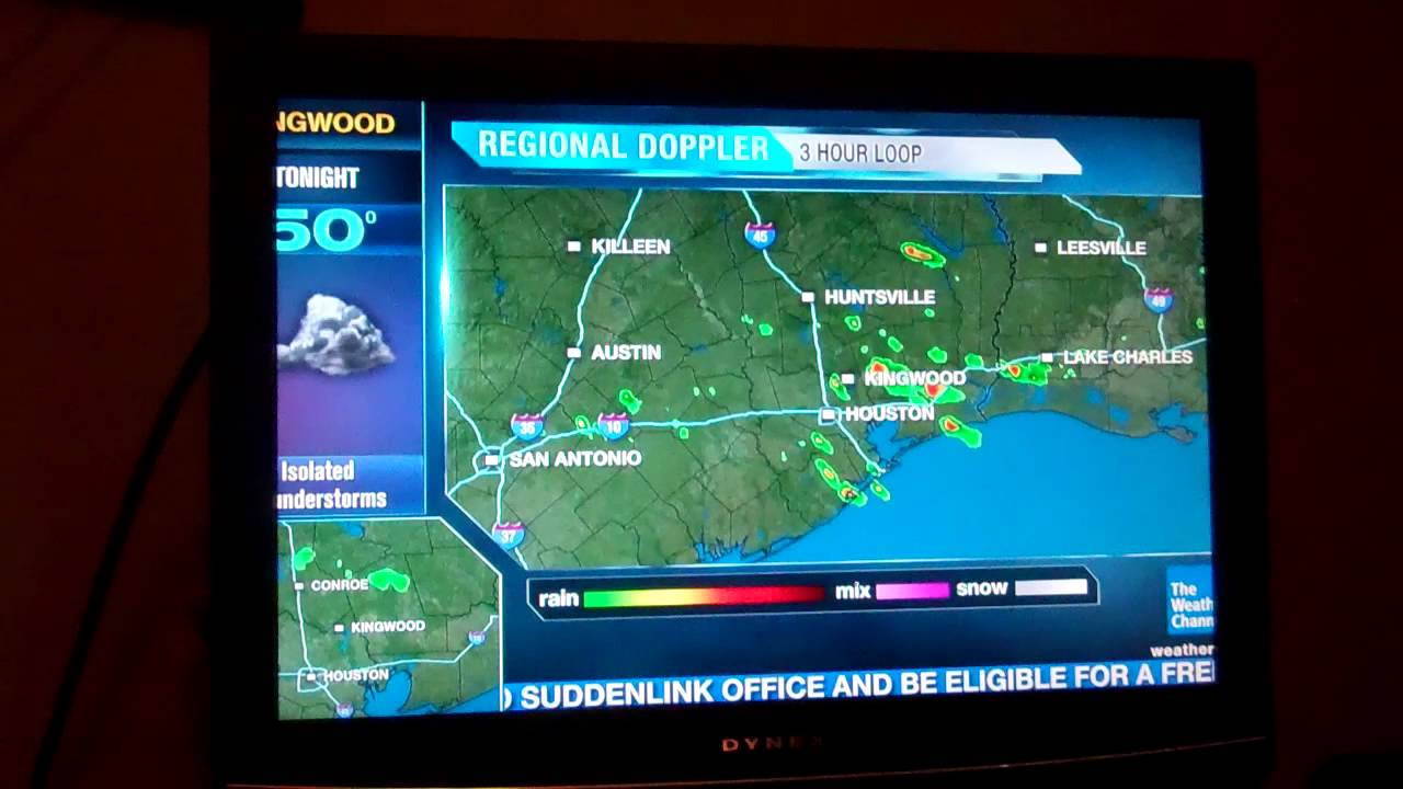 TWC Kingwood, Texas Local On The 8's Severe Thunderstorm Watch Part 1 YouTube