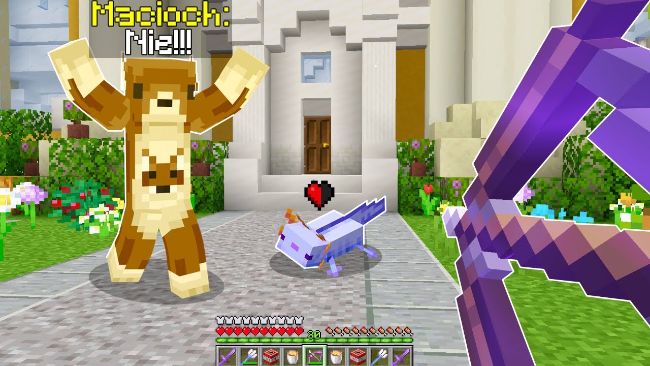 Jak POZBYĆ SIĘ NIEBIESKIEGO AKSOLOTLA w Minecraft? - YouTube