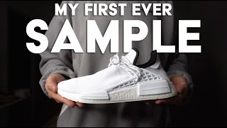 Adidas Pharrell Hu Nmd Core White Review On Feet Sample Version Youtube