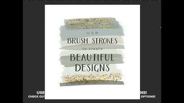 Using Brush Strokes in Graphic Design