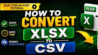 How to Convert EXCEL to CSV file - (Step-by-Step Guide) #ExcelToCSV #ytviral #microsoftexcel #excel