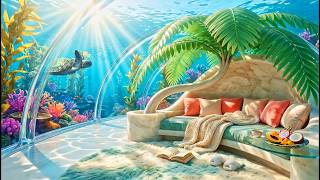 🐟 Underwater Glass Dome Lounge | Calming Chillstep & Deep Ocean Sounds ✨
