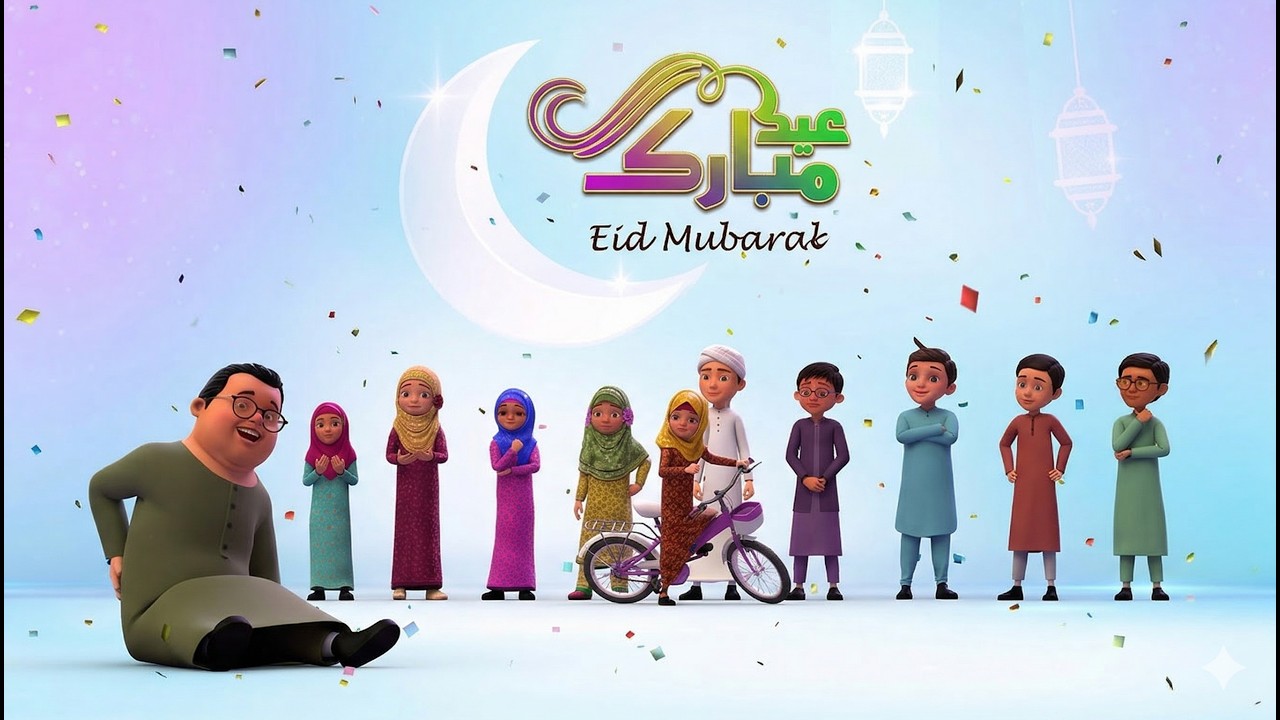 أنشودة العيد للأطفال🎉 | عيد سعيد.. فرح جديد | Happy Eid Nasheed