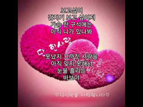 루피나~보고싶어 갑자기 보고싶어져(가사)