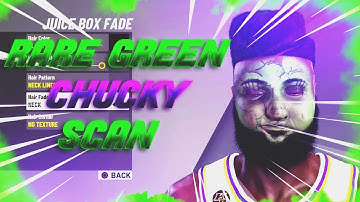 *RARE* GREEN CHUCKY FACE SCAN GLITCH TUTORIAL! NBA 2K20 😳RAREST FACE SCAN OF THE YEAR! PS4/XBOX