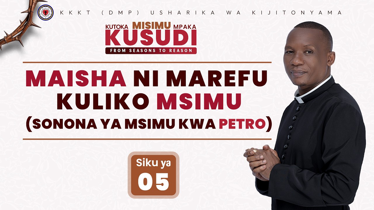 MAISHA NI MAREFU KULIKO MSIMU / REV. DR. ELIONA KIMARO