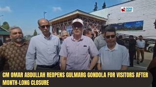 CM Omar Abdullah Reopens Gulmarg Gondola for Visitors After Month-Long Closure | JK News Today