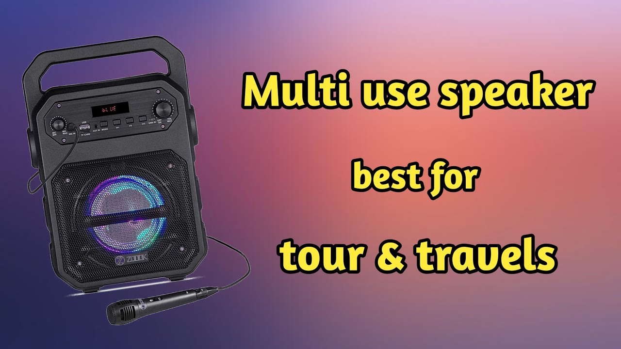 Best speaker for multipurpose uses best travel speaker YouTube