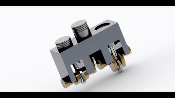 3 Cylinder Engine: Designing, Assembly and Motion Analysis