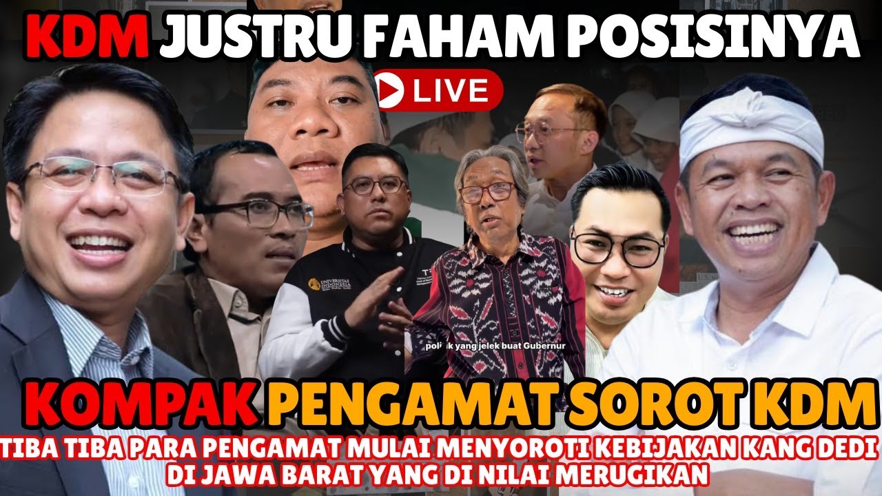 Kopak Pengamat Soroti KDM