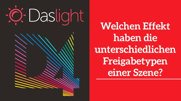 What is the difference  between the  release types  of a scene? | Daslight 4 DVC4 Videotutorial