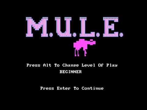 M.U.L.E. (1985) - Intro for DOS