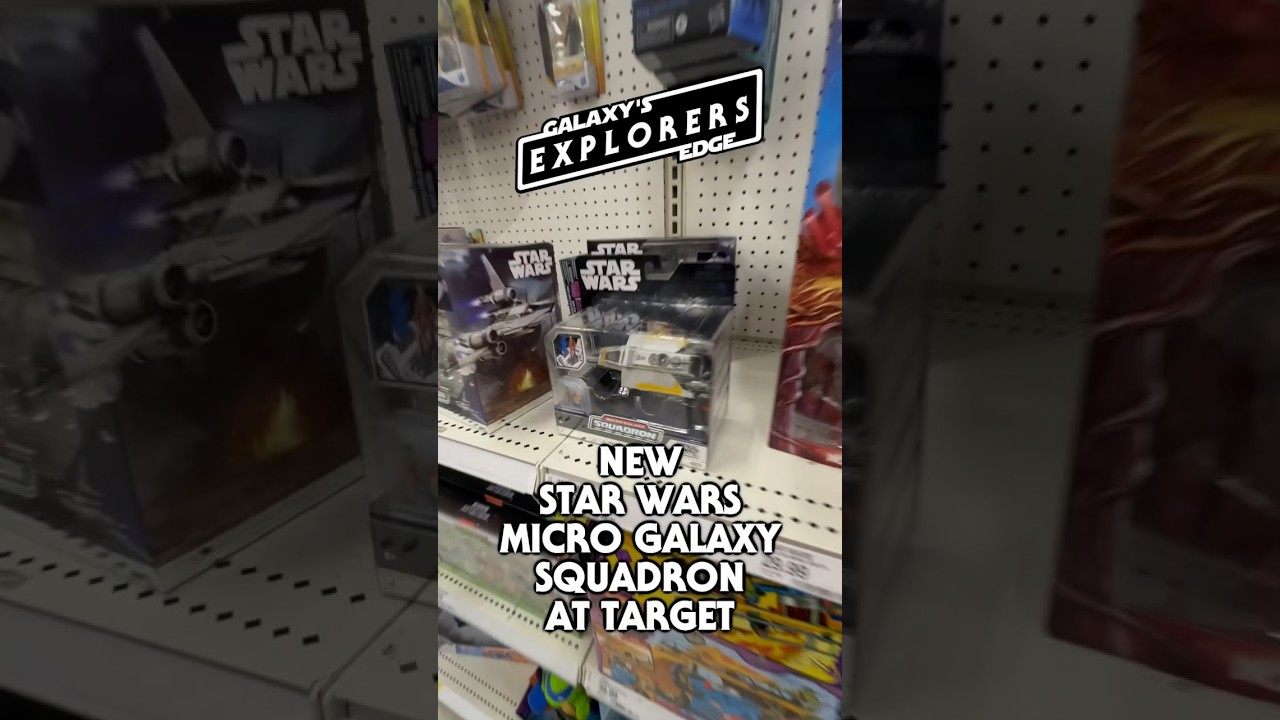 NEW Star Wars Micro Galaxy Squadron ships at Target.