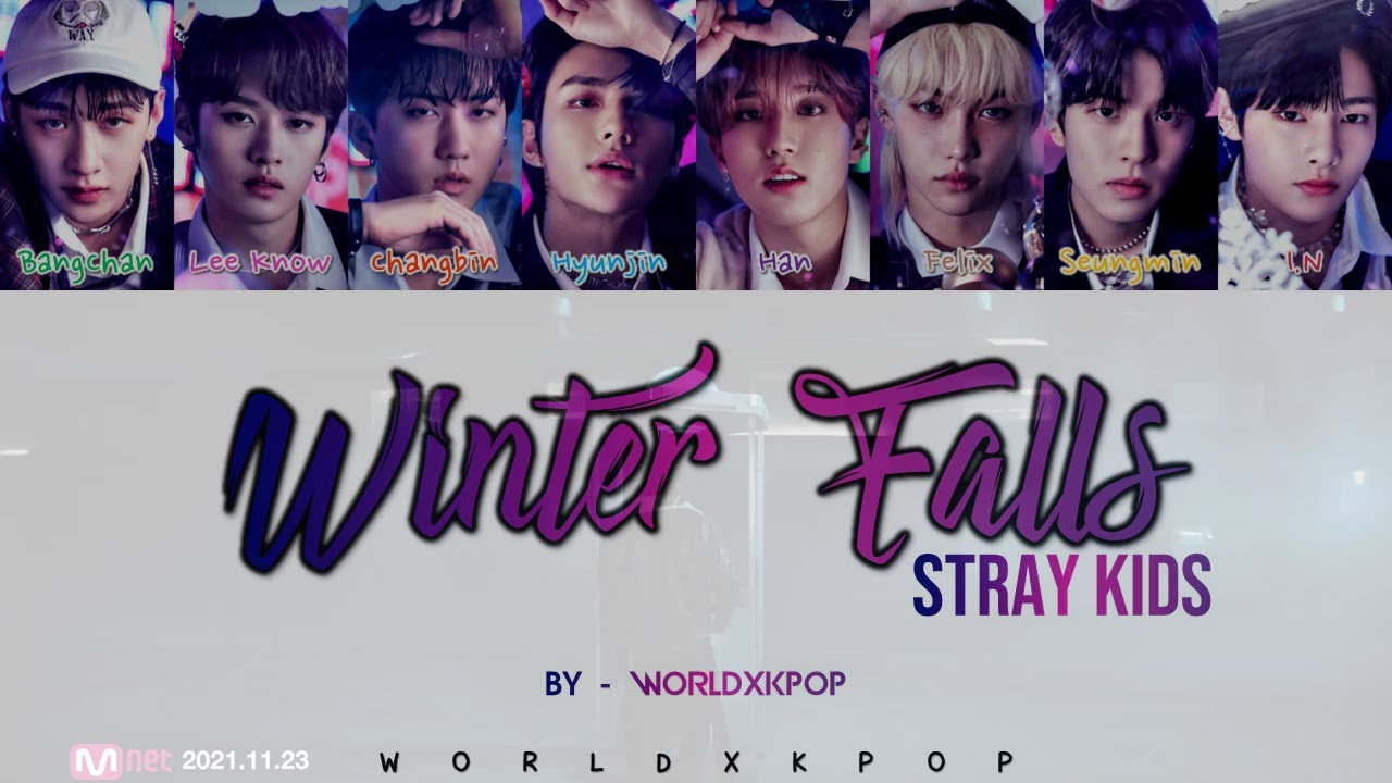 STRAY KIDS WINTER FALLS * KOLAY OKUNUŞ+MV(EASY LYRICS)COLOR CODED