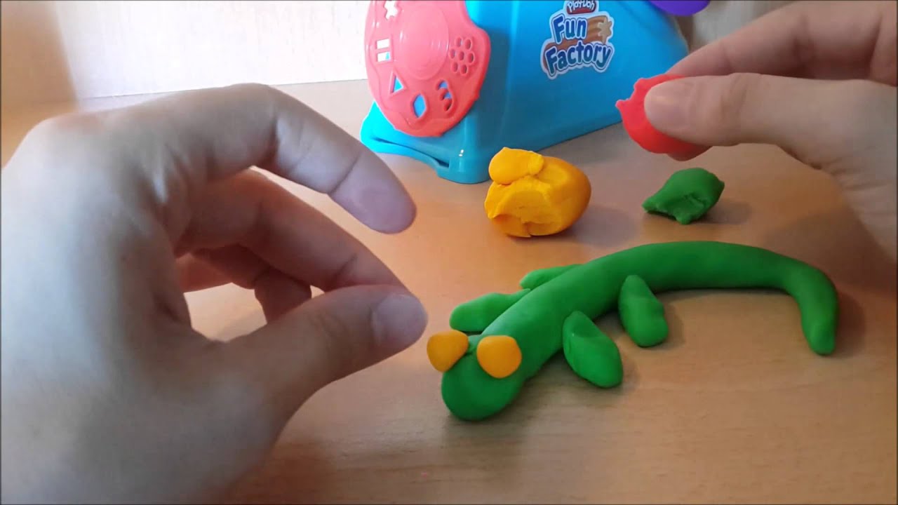 PlayDoh Lizard How to Make Easy YouTube