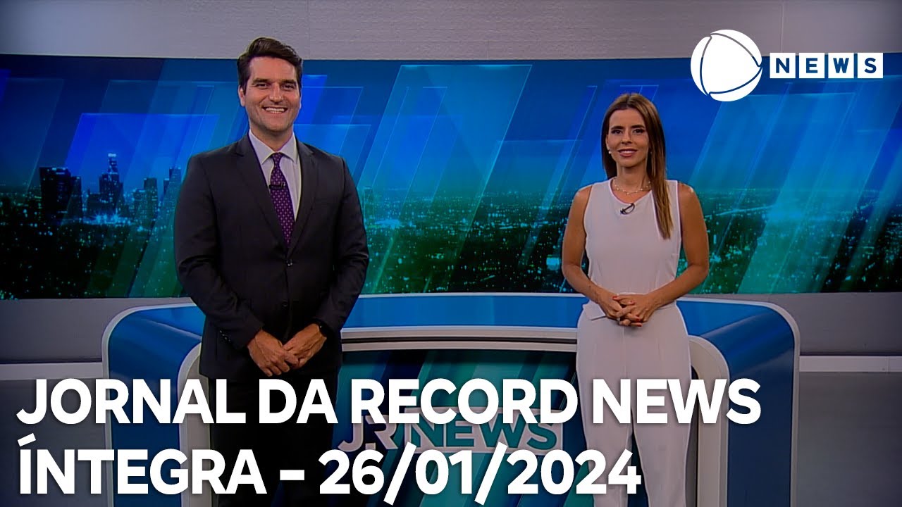 Jornal da Record News – 26/01/2024