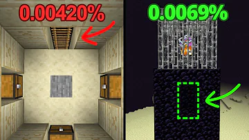 rarest secret rooms in minecraft #1