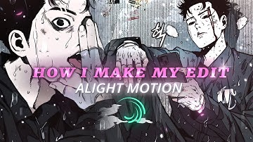 How i Make My Edit (tik tok style) / Alight Motion (link, xml, qr-code )