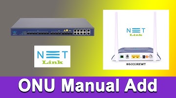 netlink ONU Manual Add