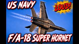 US Navy McDonnell Douglas F/A-18 Super Hornet Passes Our Boat Off Ft. Lauderdale