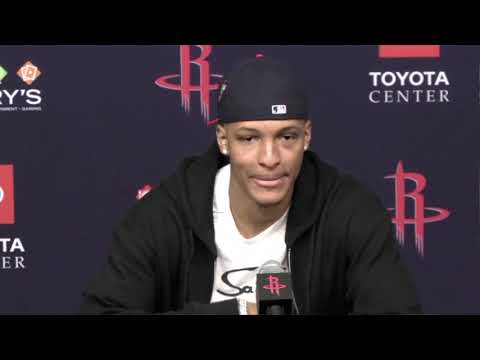 Jabari Smith Jr PostGame Interview | LA Clippers vs Houston Rockets
