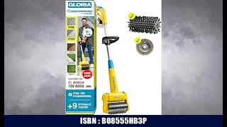 GLORIA MultiBrush li-on PLUS I Akku Reinigungsbürste für Stein, Fugen, Holz, Kanten & Rasen |