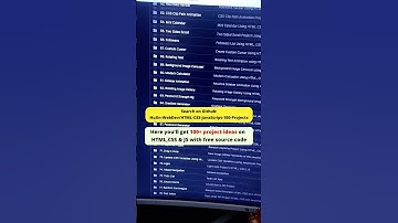 100+ HTML, CSS & JavaScript Projects with Source Code 😱🔥
