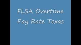 FLSA Overtime Pay Rate