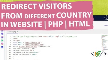 How to Redirect Visitors Based on Countries using Script in Website | PHP