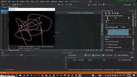 how to draw curve using C#