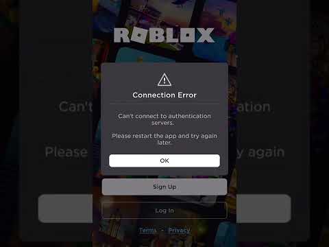 Connection Error in Roblox-
