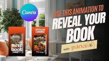 How To Make an Animated Book Cover Reveal in CANVA in 5 minutes!