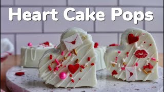 Valentines Day Heart Cake Pops