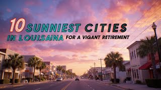 10 Sunniest Cities in Louisiana for a Vibrant Retirement