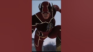 The flash goes into the speed force ( blender animation )