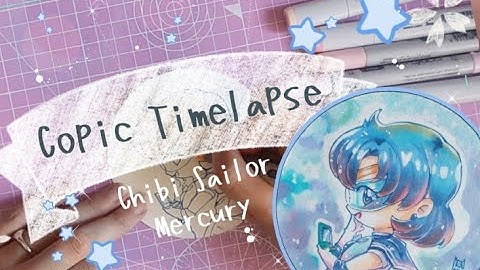 Copic Timelapse - Sailor Mercury