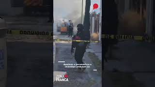 Asesinan a paramédicos e incendian ambulancias