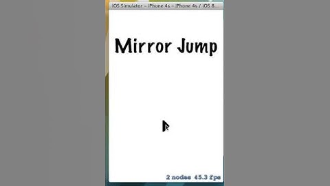 Jump sprite kit game using swift